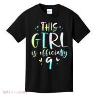 9th Birthday For Girls 9 Years Old Being Awesome Gift Kids T-Shirt thumb 0