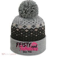 90th Birthday Feisty And Fabulous Since 1936  The Baniff Cuffed Pom Beanie thumb 0