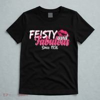 90th Birthday Feisty And Fabulous Since 1936  T-Shirt thumb 5