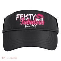 90th Birthday Feisty And Fabulous Since 1936  Adult Drive Performance Visor thumb 0