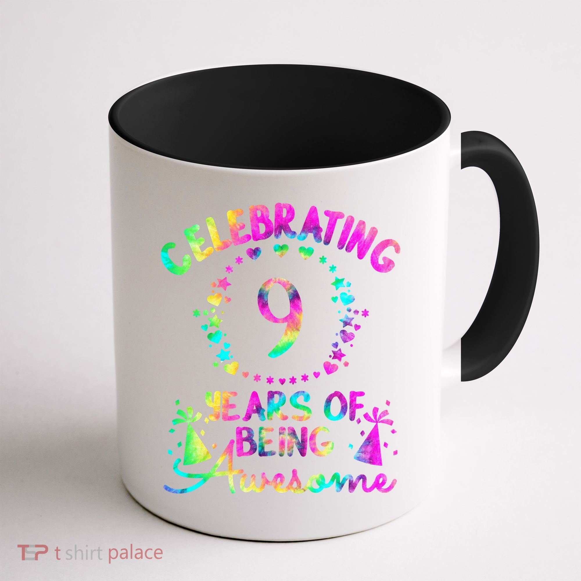 9 Birthday Girl 9 Years Old Birthday Gift Coffee Mug