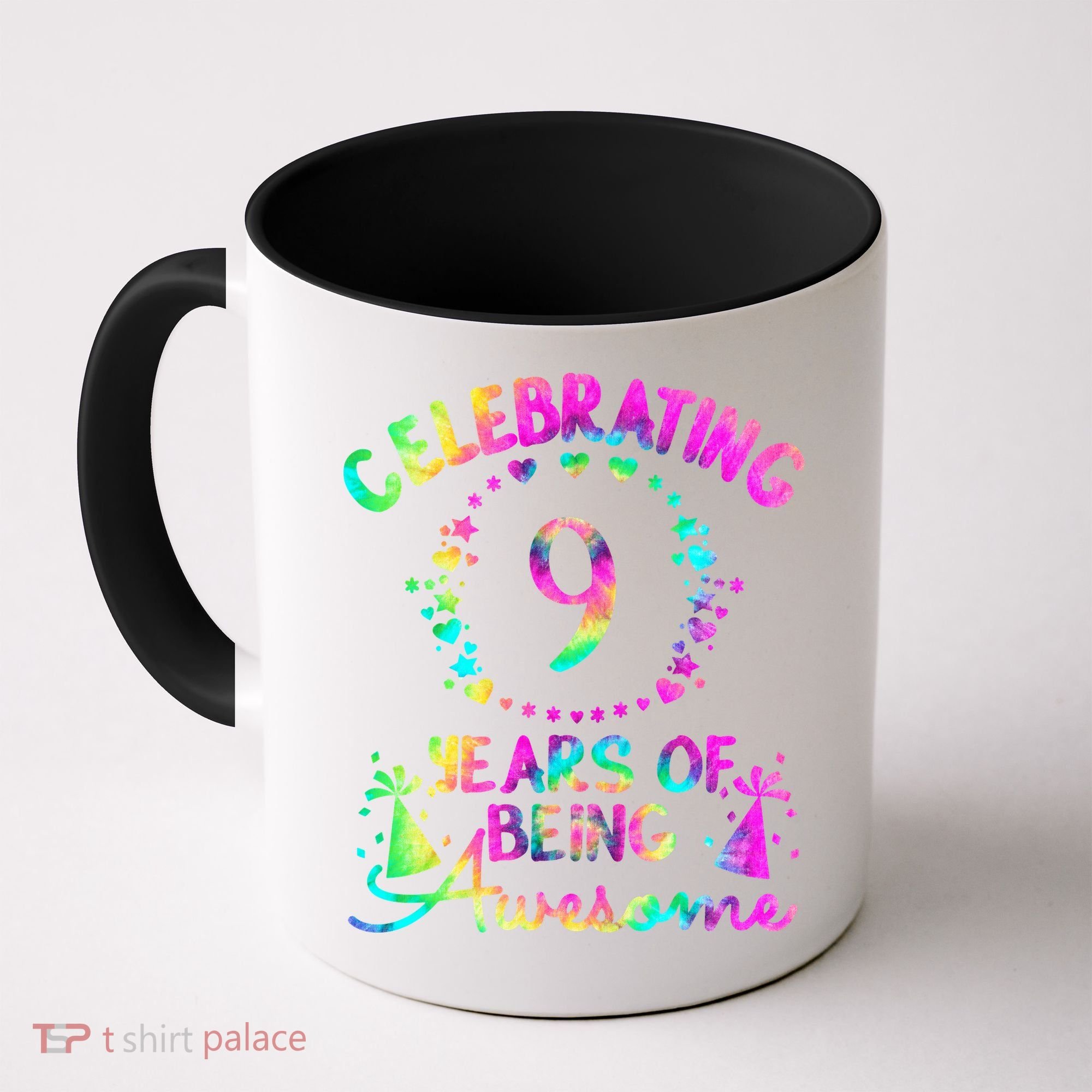 9 Birthday Girl 9 Years Old Birthday Gift Coffee Mug