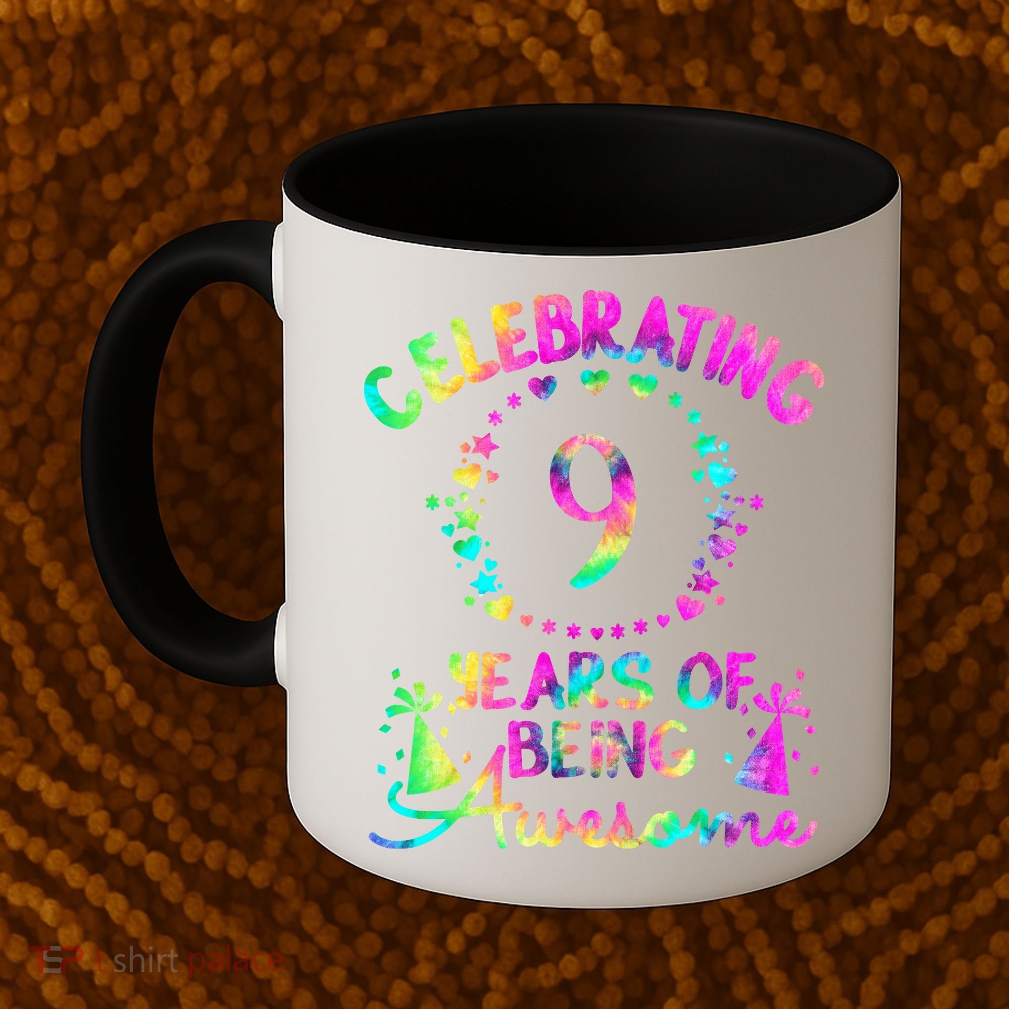 9 Birthday Girl 9 Years Old Birthday Gift Coffee Mug