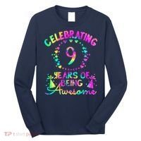 9 Birthday Girl 9 Years Old Birthday Gift Long Sleeve Shirt thumb 0