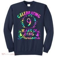 9 Birthday Girl 9 Years Old Birthday Gift Sweatshirt thumb 0
