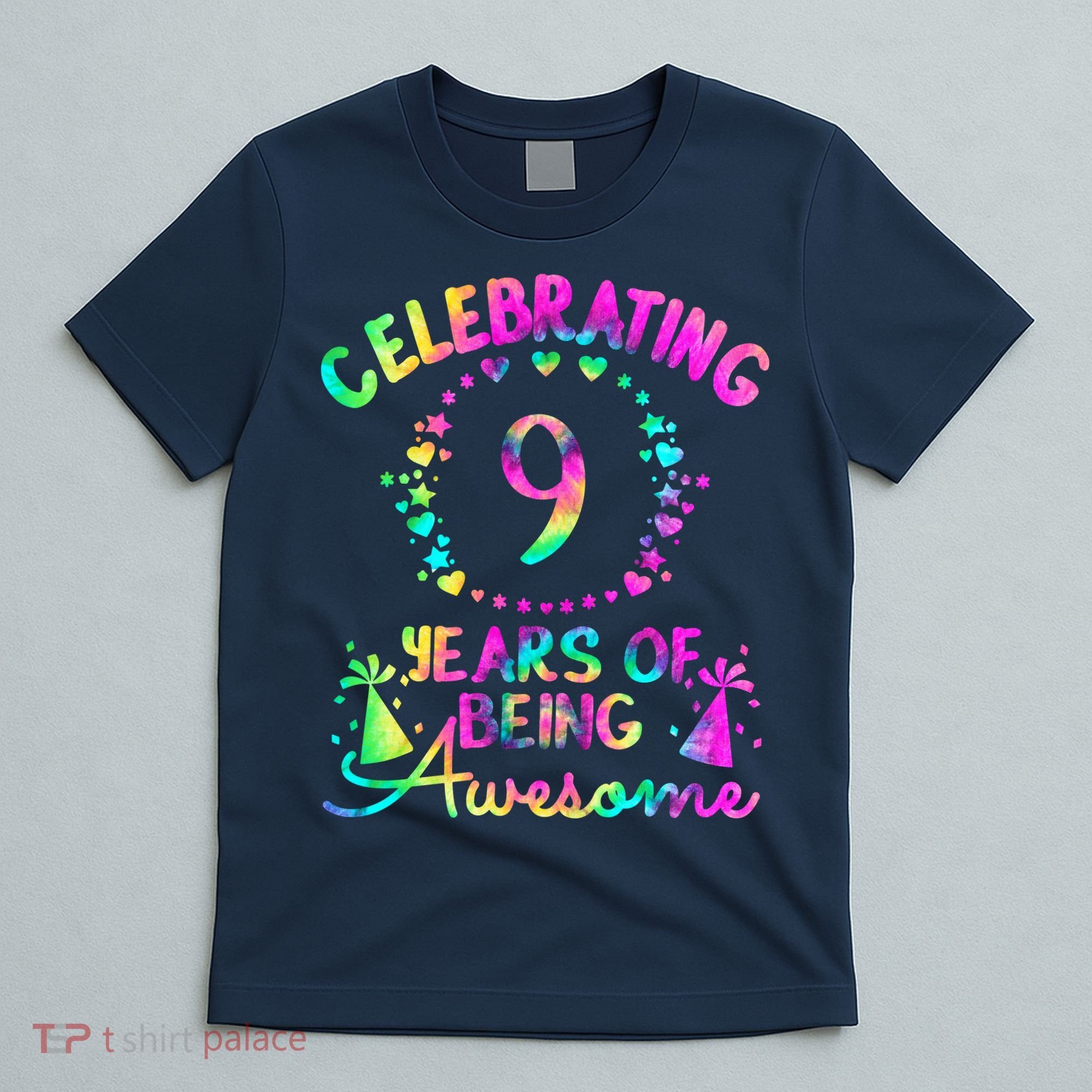 9 Birthday Girl 9 Years Old Birthday Gift T-Shirt
