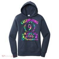 9 Birthday Girl 9 Years Old Birthday Gift Women's Hoodie thumb 0