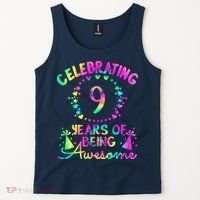 9 Birthday Girl 9 Years Old Birthday Gift Tank Top thumb 2