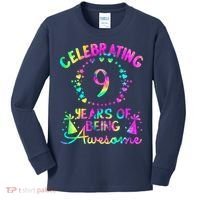 9 Birthday Girl 9 Years Old Birthday Gift Kids Long Sleeve Shirt thumb 0