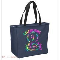 9 Birthday Girl 9 Years Old Birthday Gift Tote Bag thumb 2