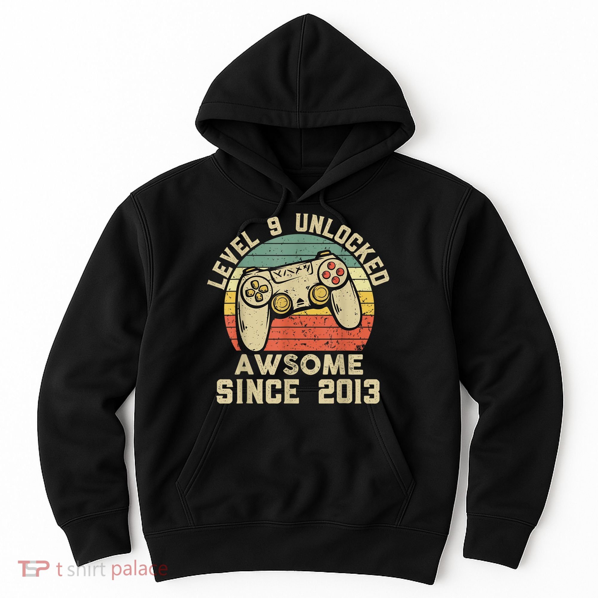 9th Birthday Gift Boy 9 Years Being Awesome Hoodie