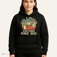 9th Birthday Gift Boy 9 Years Being Awesome Hoodie thumb 5