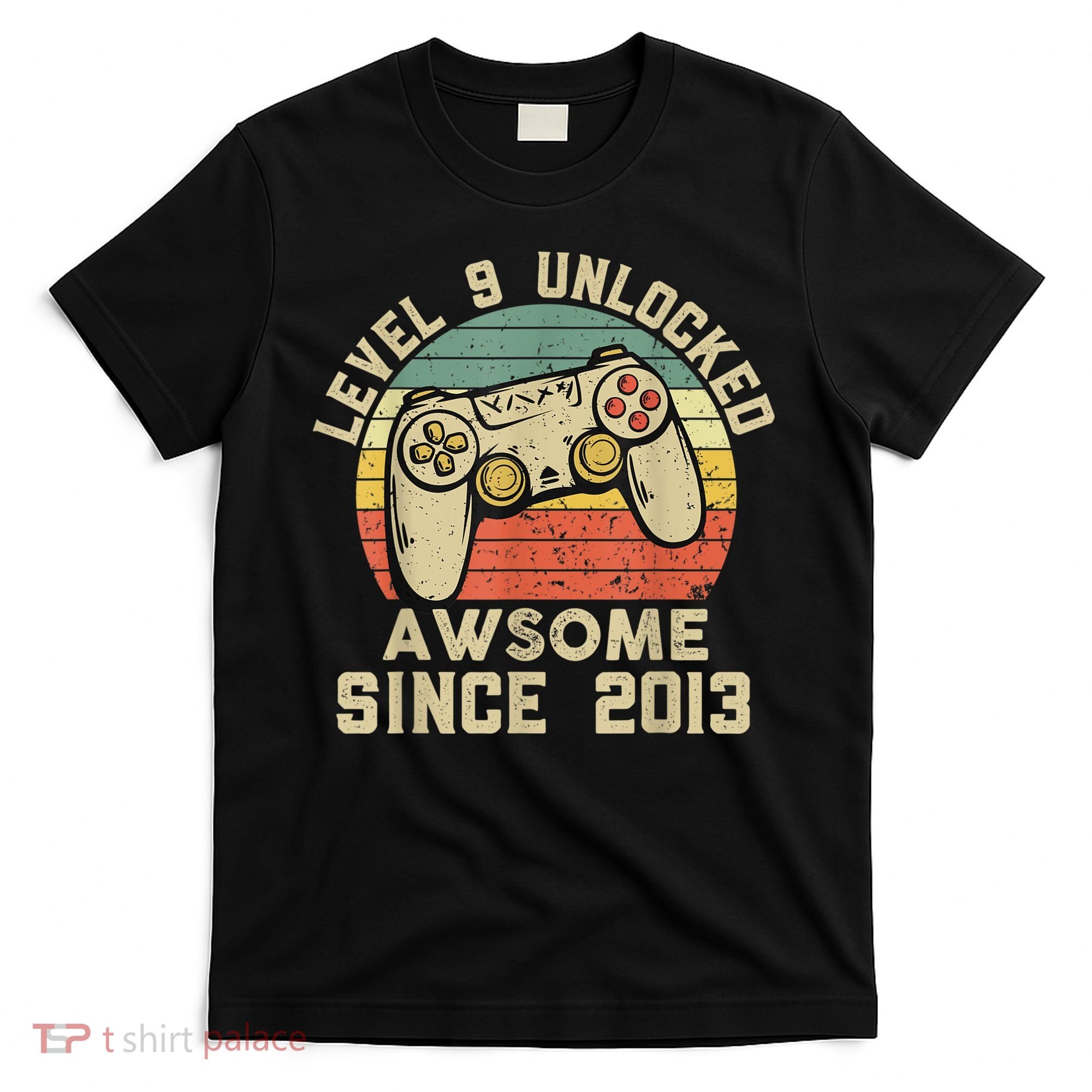 9th Birthday Gift Boy 9 Years Being Awesome T-Shirt