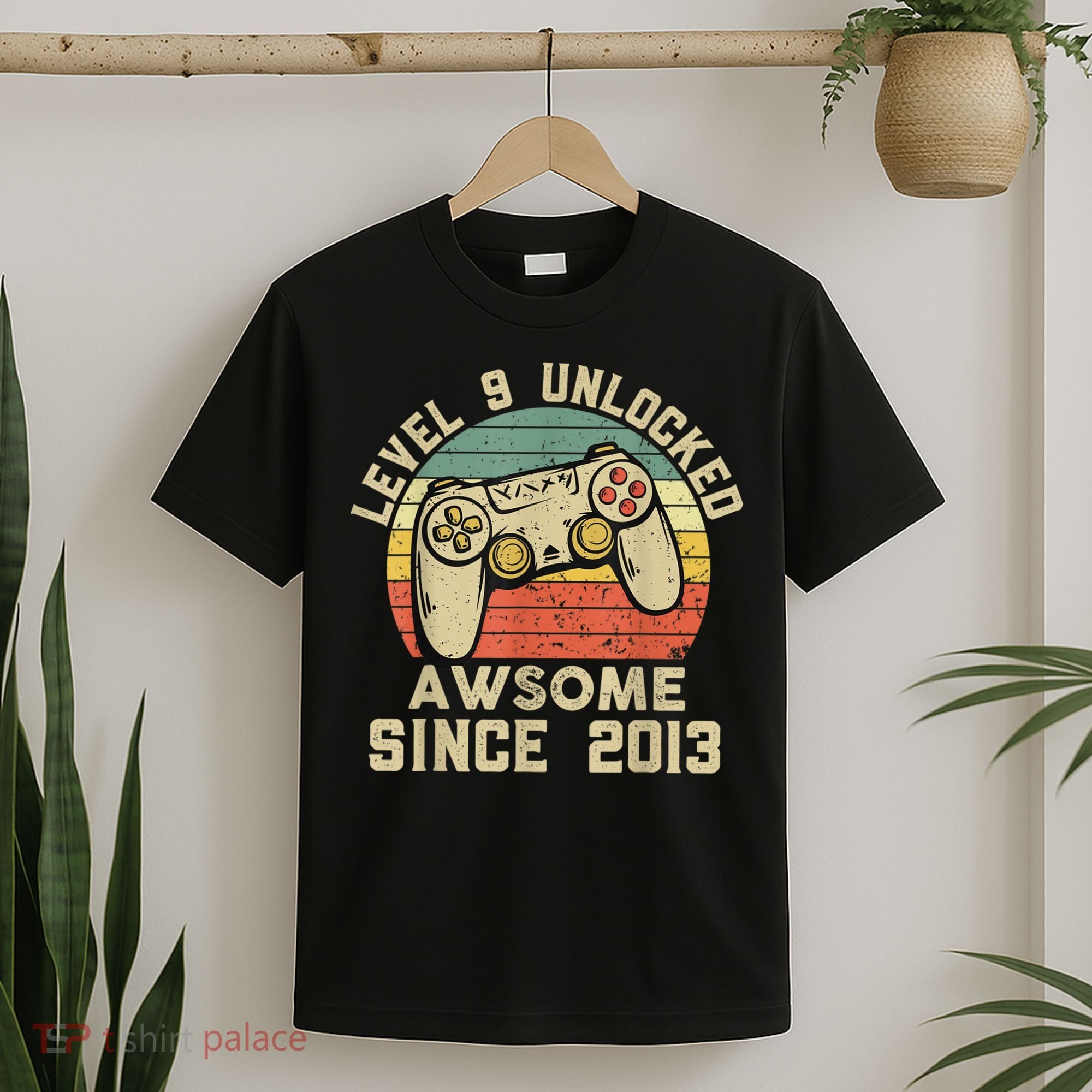 9th Birthday Gift Boy 9 Years Being Awesome T-Shirt
