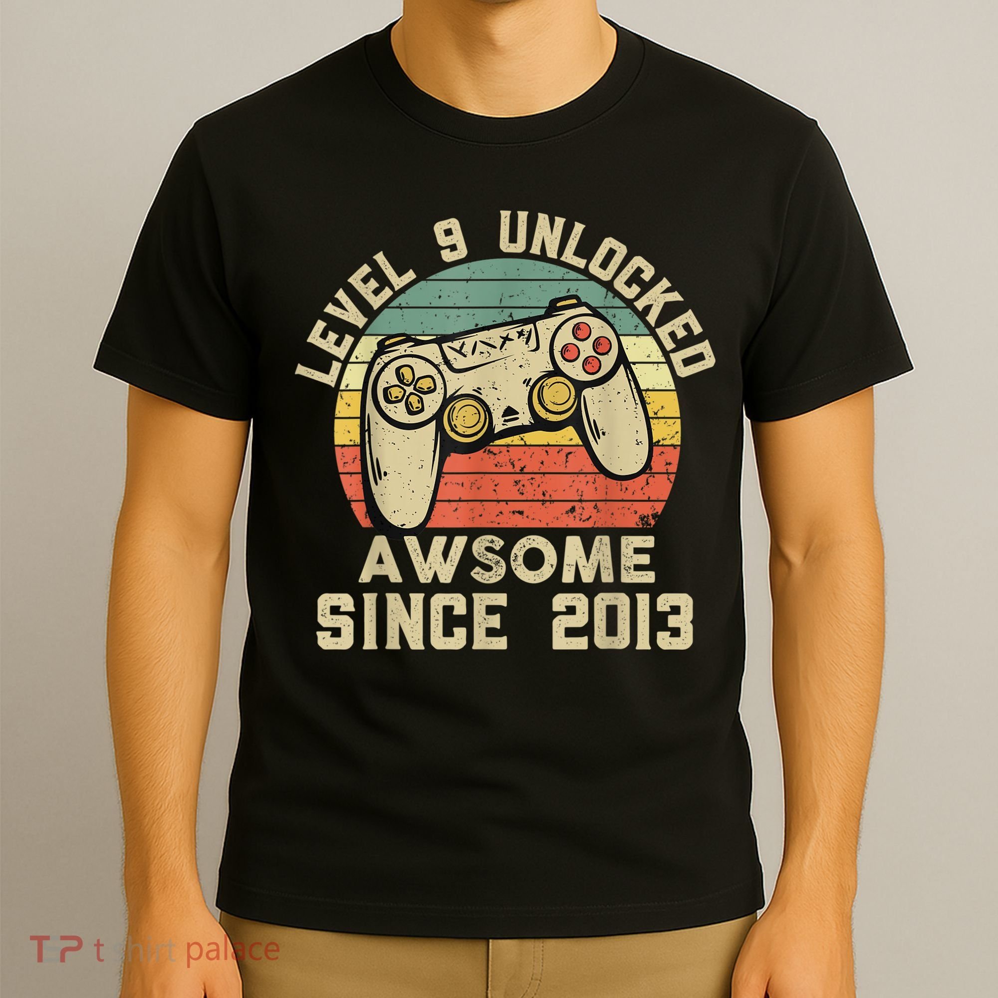 9th Birthday Gift Boy 9 Years Being Awesome T-Shirt