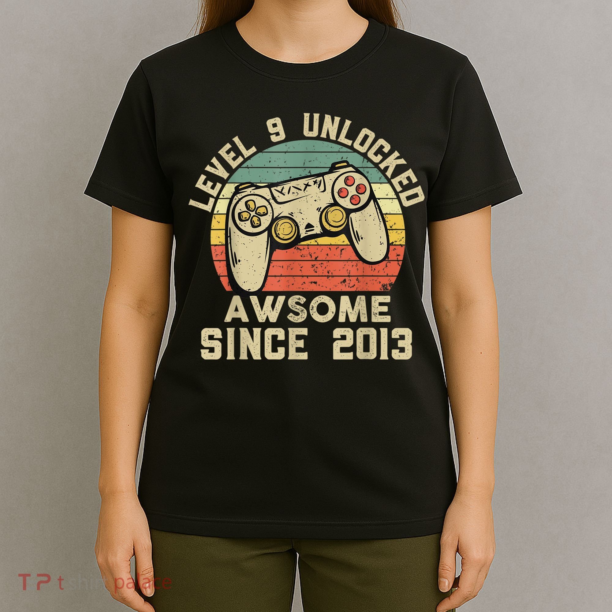 9th Birthday Gift Boy 9 Years Being Awesome T-Shirt
