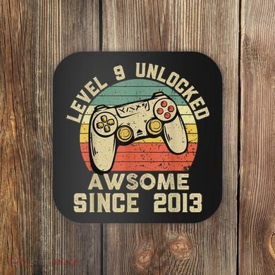 9th Birthday Gift Boy 9 Years Being Awesome Coaster