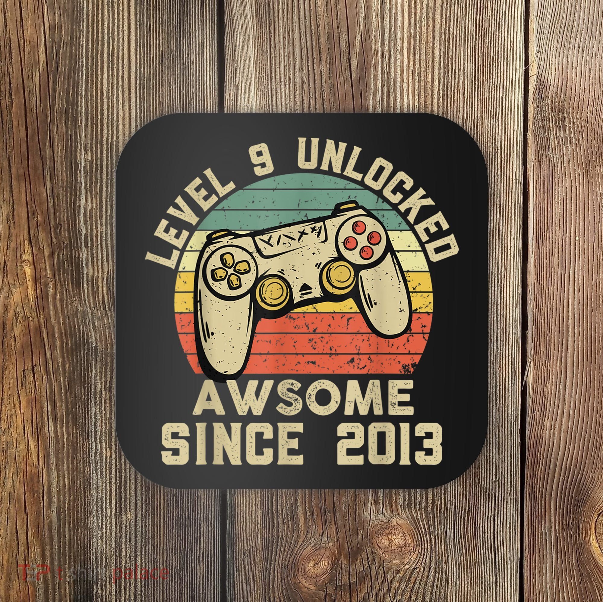 9th Birthday Gift Boy 9 Years Being Awesome Coaster