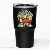 9th Birthday Gift Boy 9 Years Being Awesome Tumbler thumb 0