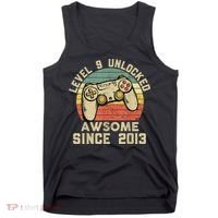 9th Birthday Gift Boy 9 Years Being Awesome Tank Top thumb 0