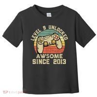 9th Birthday Gift Boy 9 Years Being Awesome Toddler T-Shirt thumb 0
