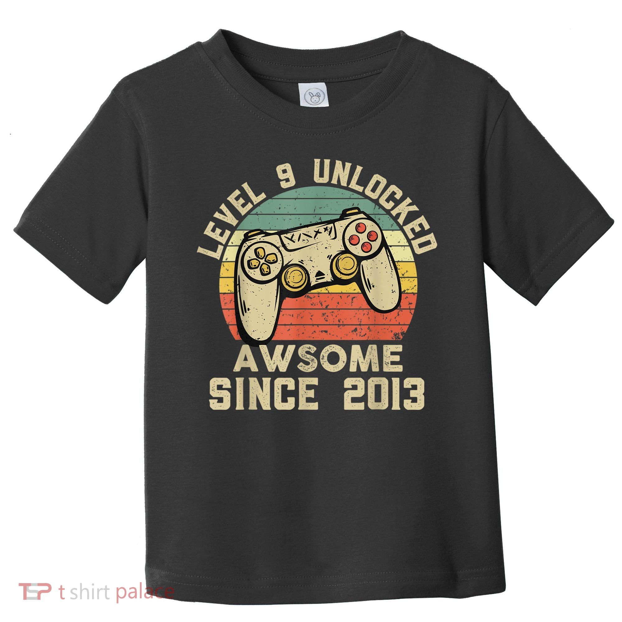 9th Birthday Gift Boy 9 Years Being Awesome Toddler T-Shirt