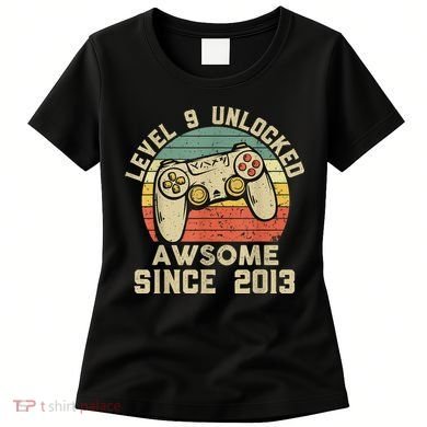 9th Birthday Gift Boy 9 Years Being Awesome Women's T-Shirt