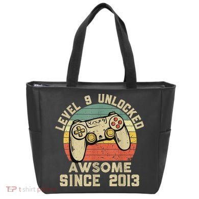 9th Birthday Gift Boy 9 Years Being Awesome Tote Bag