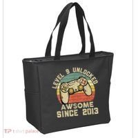 9th Birthday Gift Boy 9 Years Being Awesome Tote Bag thumb 2