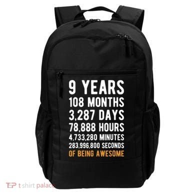 9th Birthday Gift 9 Years Old Being Awesome Backpack