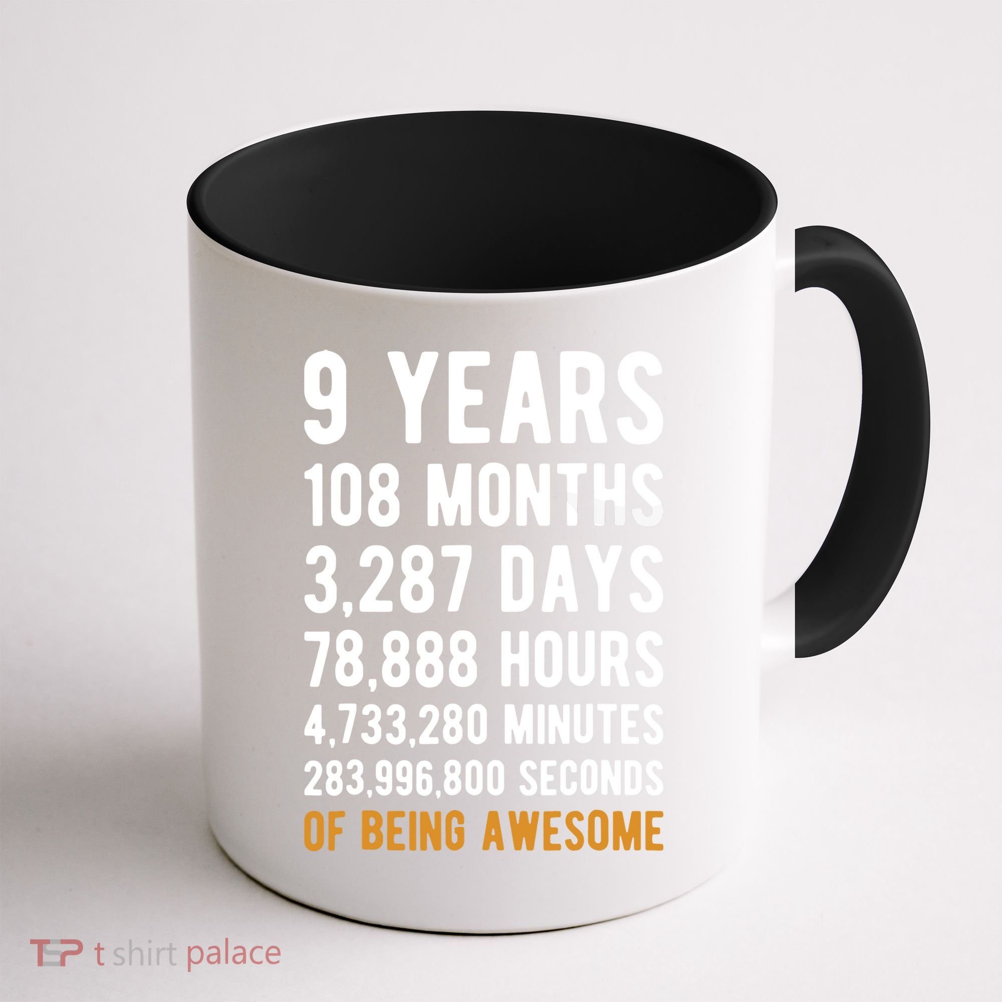 9th Birthday Gift 9 Years Old Being Awesome Coffee Mug