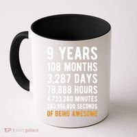 9th Birthday Gift 9 Years Old Being Awesome Coffee Mug thumb 0