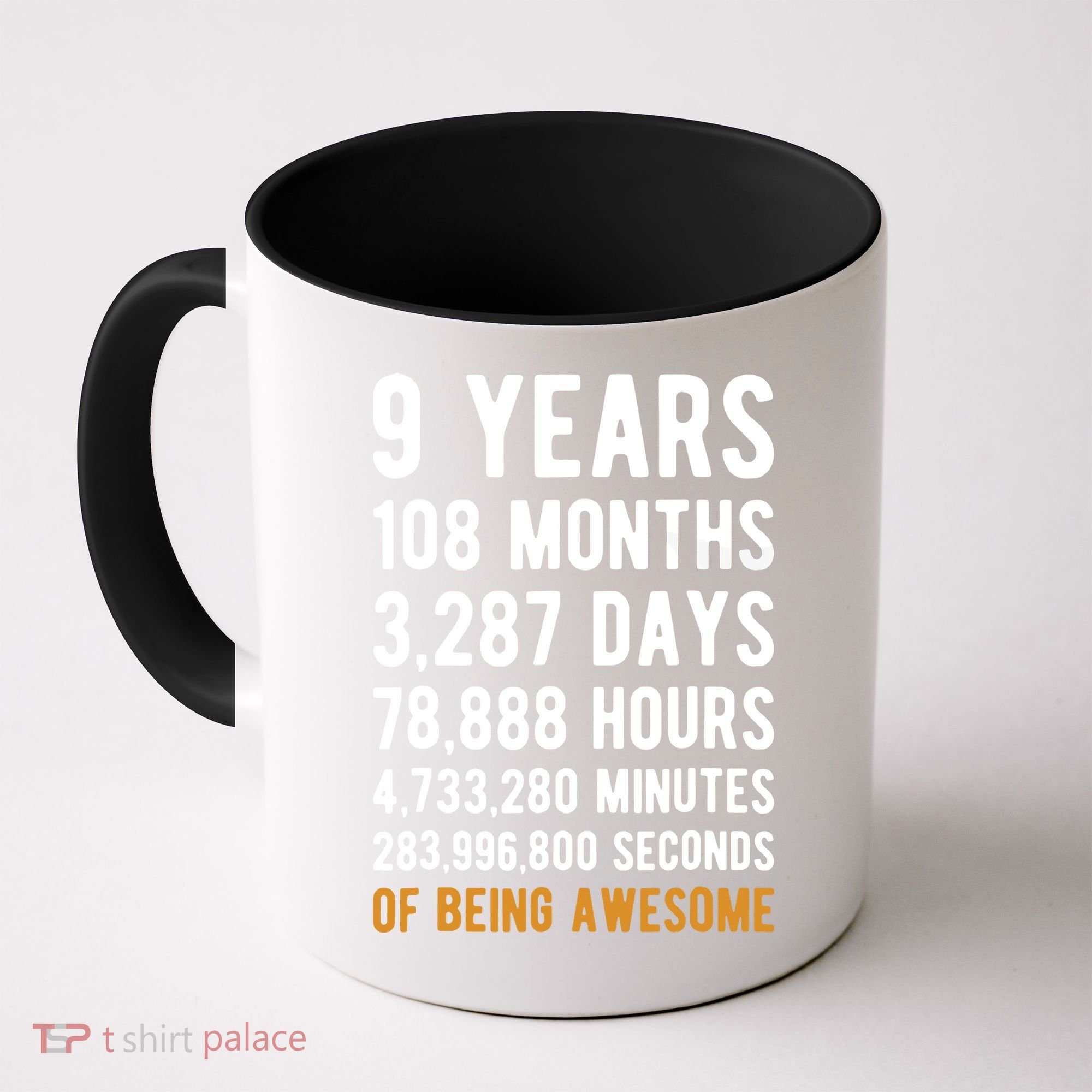 9th Birthday Gift 9 Years Old Being Awesome Coffee Mug