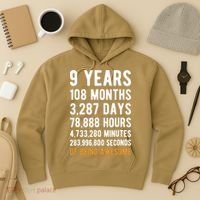 9th Birthday Gift 9 Years Old Being Awesome Hoodie thumb 3