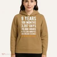 9th Birthday Gift 9 Years Old Being Awesome Hoodie thumb 5
