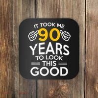 90th Birthday Gift, Took Me 90 Years - 90 Year Old shirt Coaster thumb 0