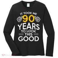 90th Birthday Gift, Took Me 90 Years - 90 Year Old shirt Women's Long Sleeve Shirt thumb 0