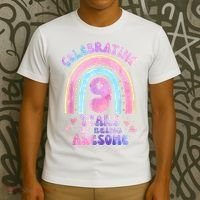 9th Birthday Girl Tie Dye 9 Years Of Being Awesome Bday T-Shirt thumb 3