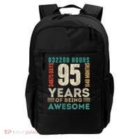 95th Birthday Hours Days Months 95 Years Old Bday Backpack thumb 0