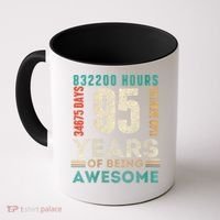 95th Birthday Hours Days Months 95 Years Old Bday Coffee Mug thumb 0