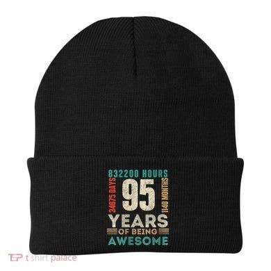 95th Birthday Hours Days Months 95 Years Old Bday Beanie