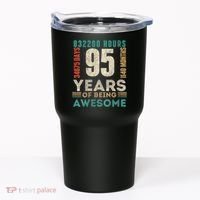 95th Birthday Hours Days Months 95 Years Old Bday Tumbler thumb 0