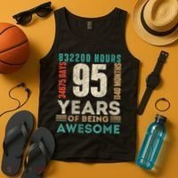 95th Birthday Hours Days Months 95 Years Old Bday Tank Top thumb 4