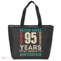 95th Birthday Hours Days Months 95 Years Old Bday Tote Bag thumb 0