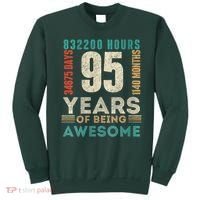 95th Birthday Hours Days Months 95 Years Old Bday Sweatshirt thumb 0