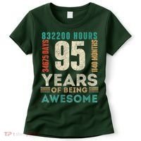 95th Birthday Hours Days Months 95 Years Old Bday Women's T-Shirt thumb 0