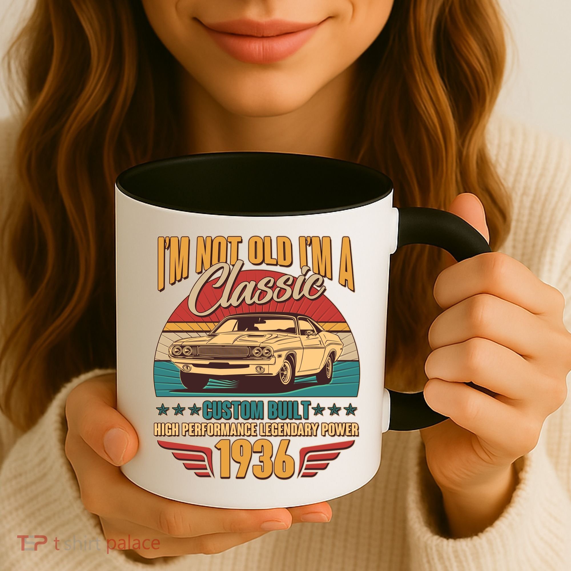90th Birthday I'm Not Old I'm A Classic Custom Built Car 1936 Coffee Mug