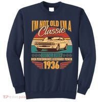 90th Birthday I'm Not Old I'm A Classic Custom Built Car 1936 Sweatshirt thumb 0
