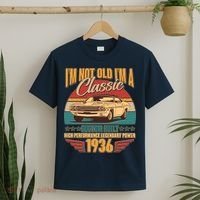 90th Birthday I'm Not Old I'm A Classic Custom Built Car 1936 T-Shirt thumb 2