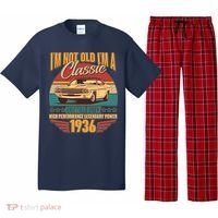 90th Birthday I'm Not Old I'm A Classic Custom Built Car 1936 Pajama Set thumb 0
